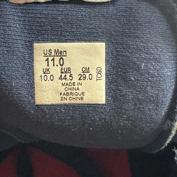 Vans Navy sk8 Hi Sneakers with Red Accents men’s size 11 - Picture 6 of 6